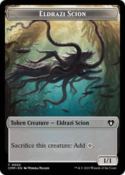 Eldrazi Scion // Dragon (0020) Double-Sided Token [Commander Masters Tokens]