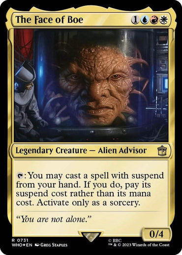 The Face of Boe (Surge Foil) [Doctor Who]