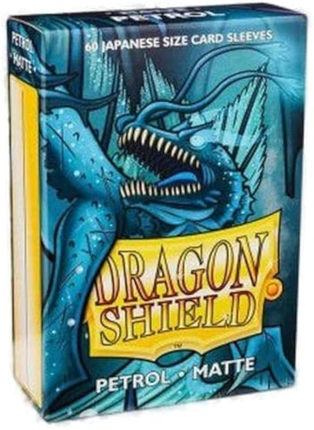 DRAGON SHIELD SLEEVES JAPANESE MATTE PETROL 60CT