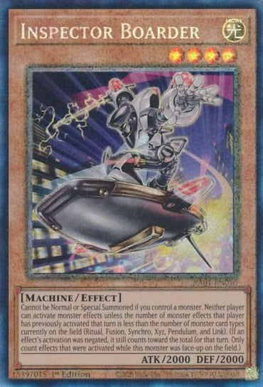Inspector Boarder [RA01-EN010] Prismatic Collector's Rare