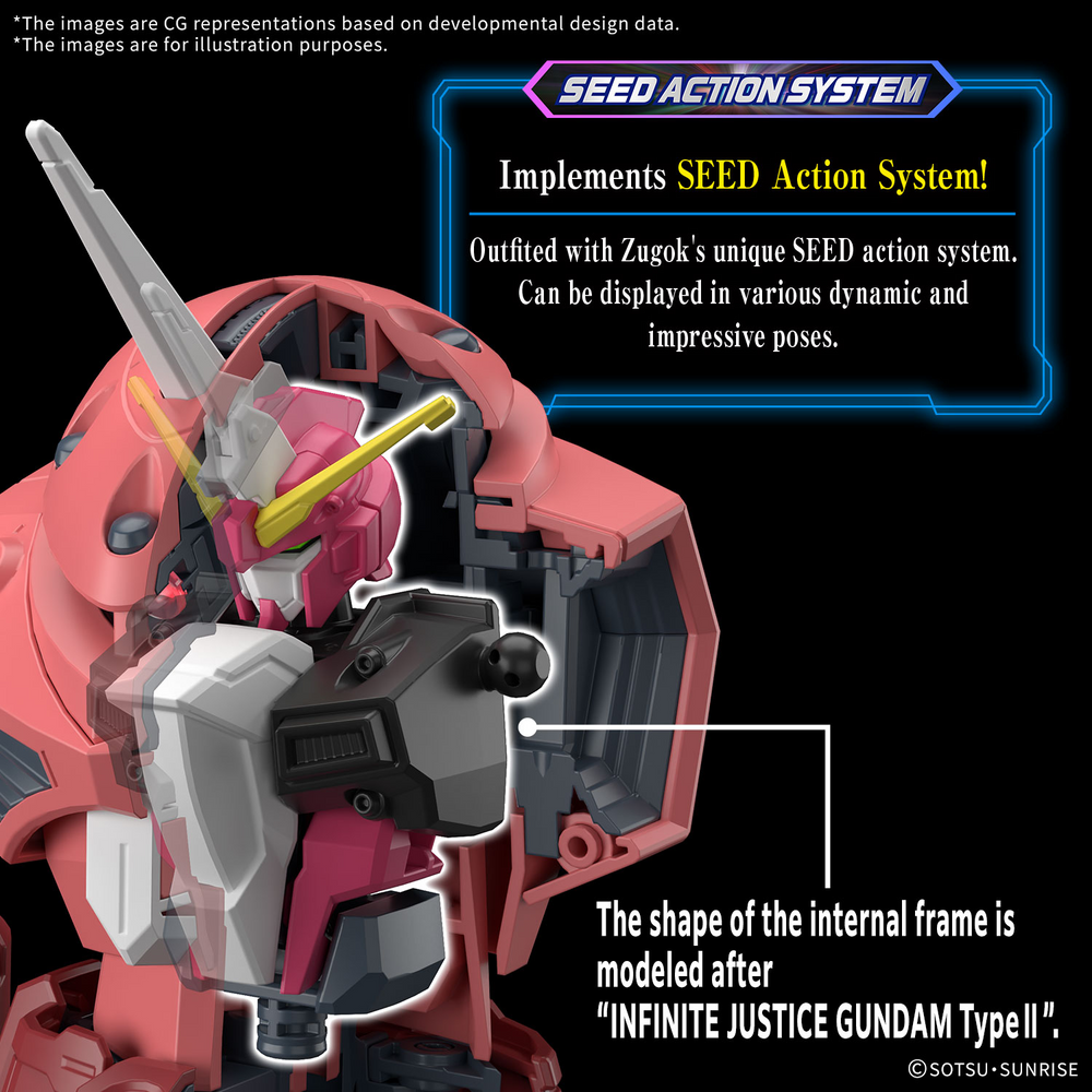 HG 1/144 Z'GOK(SEED FREEDOM VER.)