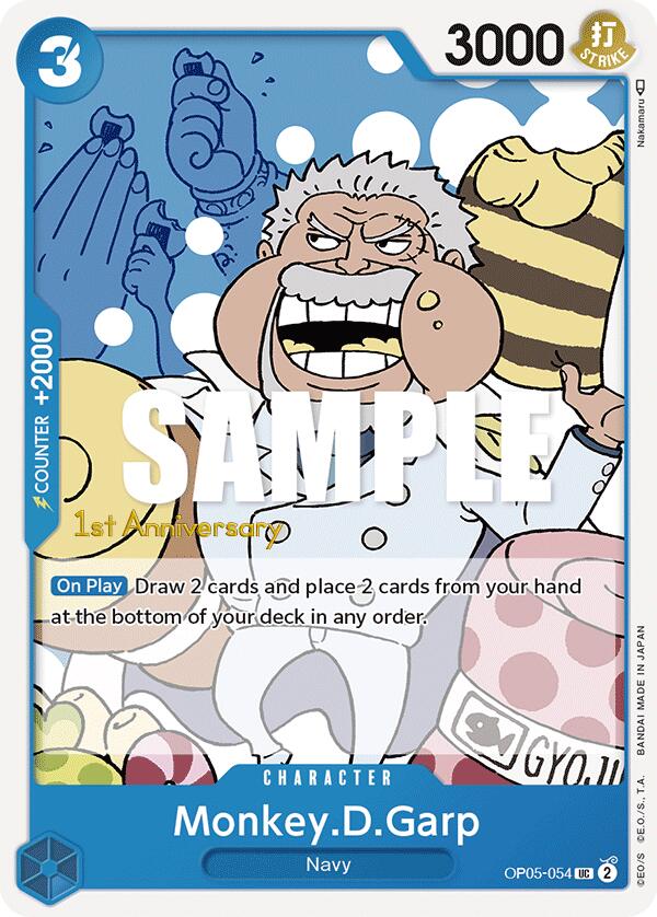Monkey.D.Garp [Awakening of the New Era: 1st Anniversary Tournament Cards]