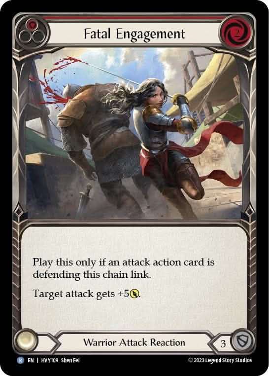 Fatal Engagement (Red) [HVY109] (Heavy Hitters)  Rainbow Foil