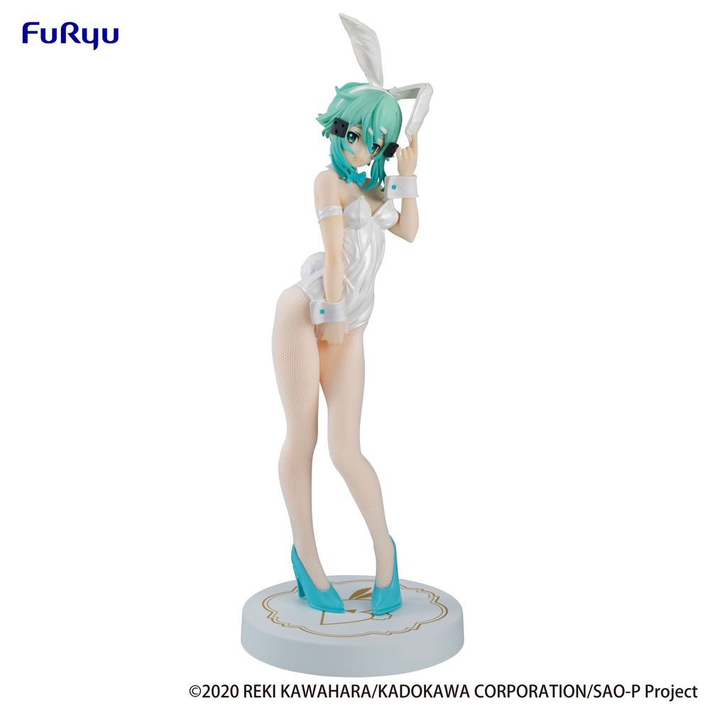 SWORD ART ONLINE BICUTE BUNNIES FIGURE -SINON WHITE PEARL VER.-