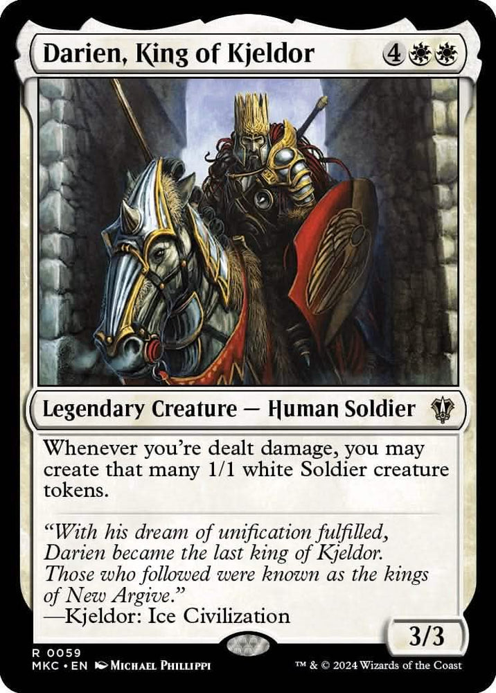 Darien, King of Kjeldor [Murders at Karlov Manor Commander]
