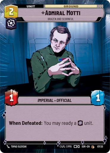 Admiral Motti - Brazen and Scornful (Hyperspace) (7/20) [Spark of Rebellion: Weekly Play]
