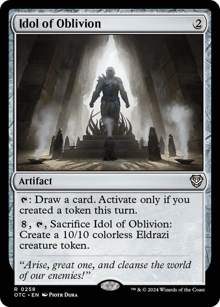 Idol of Oblivion [Outlaws of Thunder Junction Commander]
