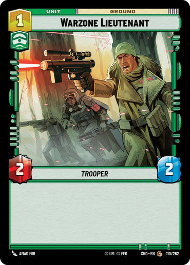 Warzone Lieutenant (110/262) (110/262) [Shadows of the Galaxy]