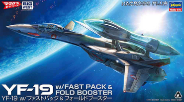 HASEGAWA 1/72 YF-19 w/FAST PACK & FOLD BOOSTER