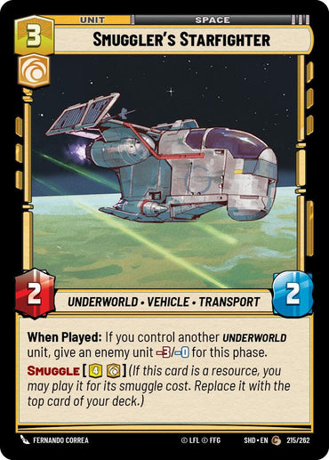 Smuggler's Starfighter (215/262) (215/262) [Shadows of the Galaxy]