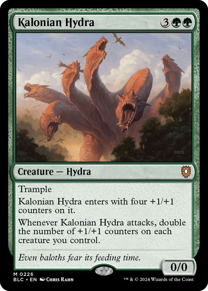 Kalonian Hydra [Bloomburrow Commander]