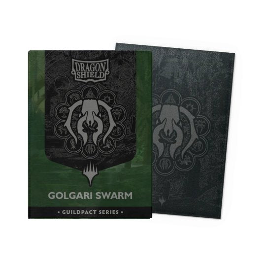 DRAGON SHIELD SLEEVES DUAL MATTE MTG GUILDPACT GOLGARI SWARM 100CT
