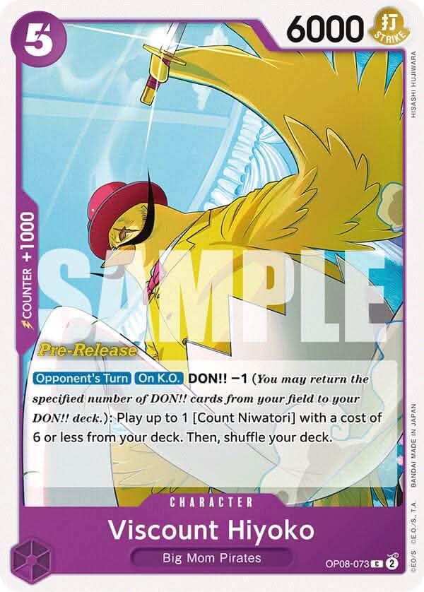 Viscount Hiyoko [Two Legends Pre-Release Cards]