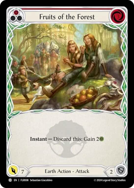 Fruits of the Forest (Red) [FLR008] (Rosetta Florian Blitz Deck)