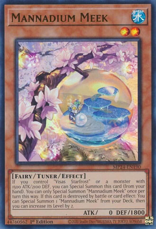 Mannadium Meek [MP24-EN190] Ultra Rare