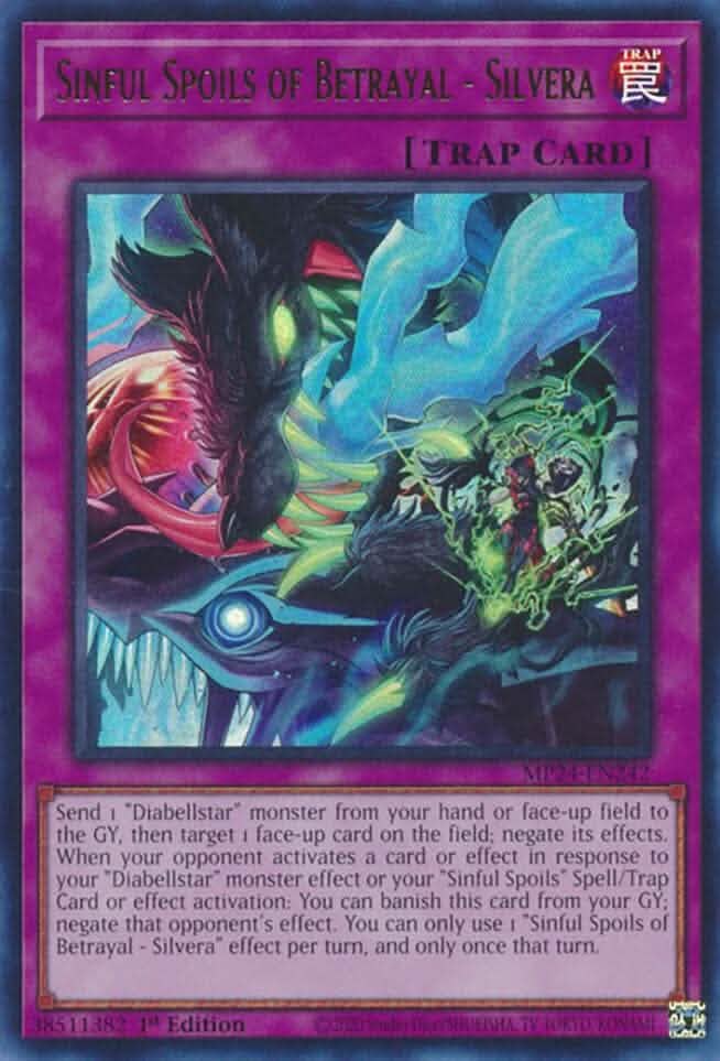 Sinful Spoils of Betrayal - Silvera [MP24-EN242] Ultra Rare