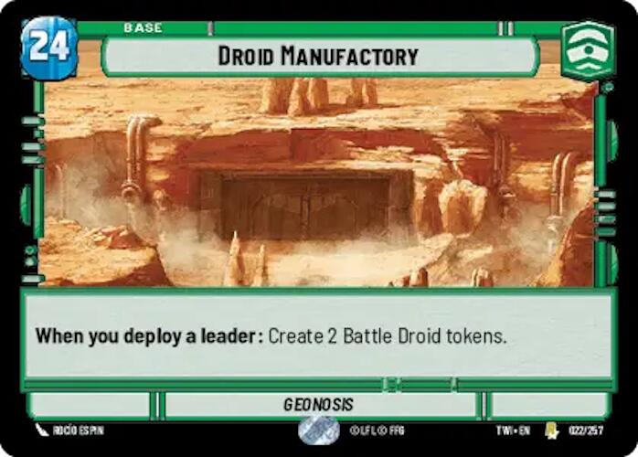 Droid Manufactory (022/257) [Twilight of the Republic]