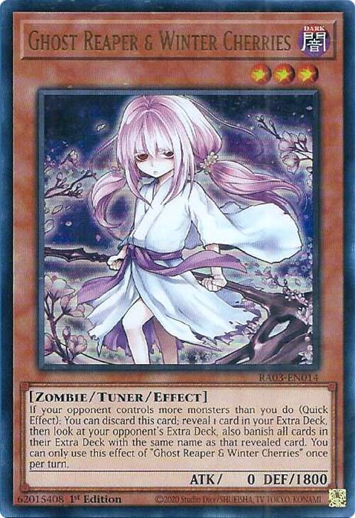 Ghost Reaper & Winter Cherries (Alternate Art) (UR) [RA03-EN014] Ultra Rare