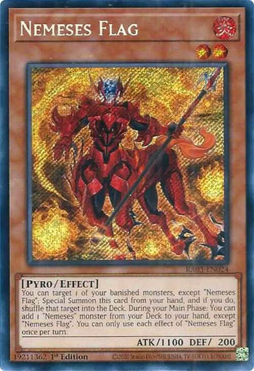Nemeses Flag (Secret Rare) [RA03-EN024] Secret Rare
