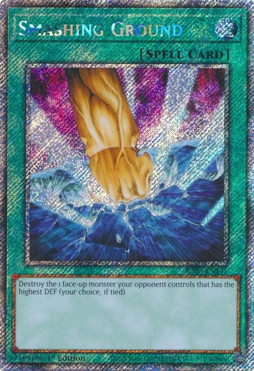 Smashing Ground (Platinum Secret Rare) [RA03-EN135] Platinum Secret Rare