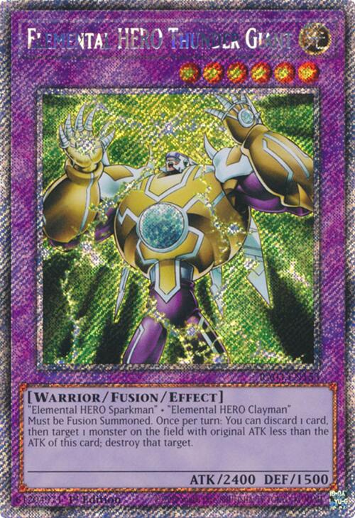 Elemental HERO Thunder Giant (Platinum Secret Rare) [RA03-EN153] Platinum Secret Rare