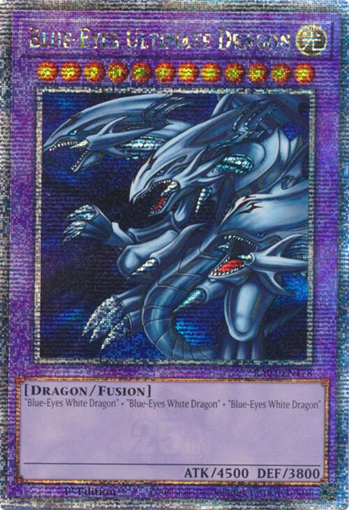 Blue-Eyes Ultimate Dragon (Quarter Century Secret Rare) [RA03-EN178] Quarter Century Secret Rare