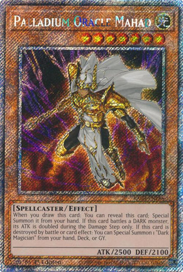 Palladium Oracle Mahad (Platinum Secret Rare) [RA03-EN266] Platinum Secret Rare