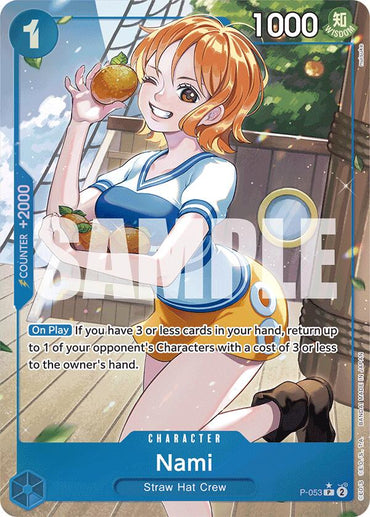 Nami (P-053) (Full Art) [Premium Booster -The Best-]