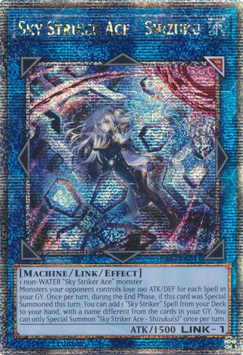 Sky Striker Ace - Shizuku (Alternate Art) (Quarter Century Secret Rare) [RA03-EN043] Quarter Century Secret Rare