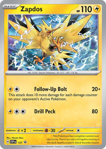 Zapdos (157) [Scarlet & Violet: Black Star Promos]