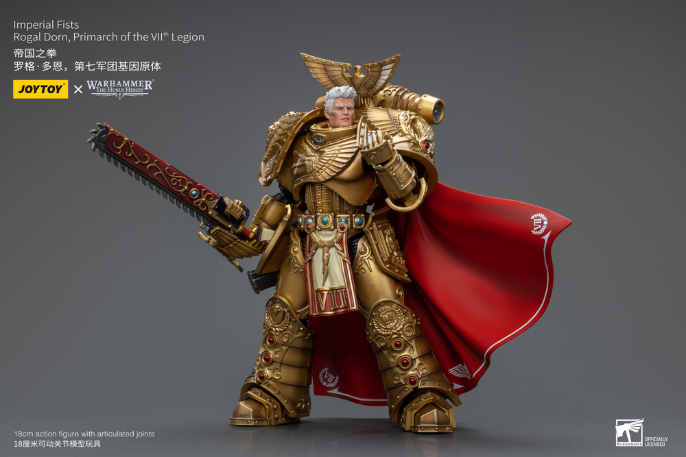 JOYTOY IMPERIAL FISTS ROGAL DORN, PRIMARCH OF THE VLL TH LEGION