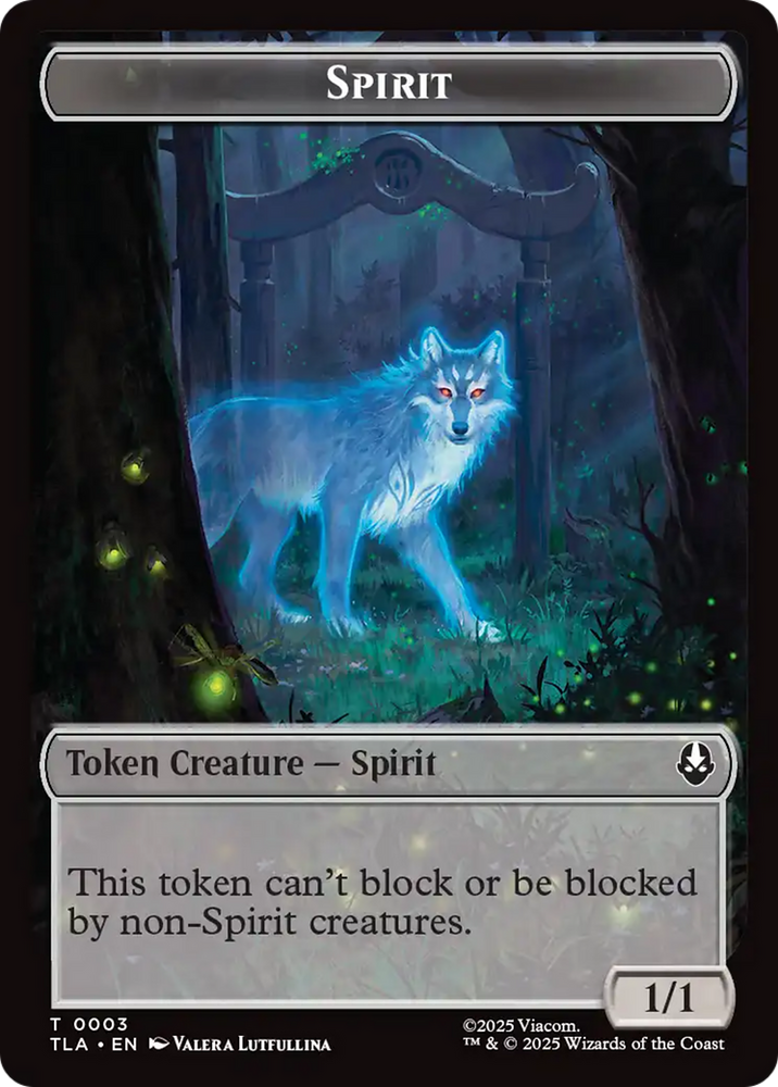 Clue (0015) // spirit (003) Double-Sided Token [Avatar: The Last Airbender Tokens]