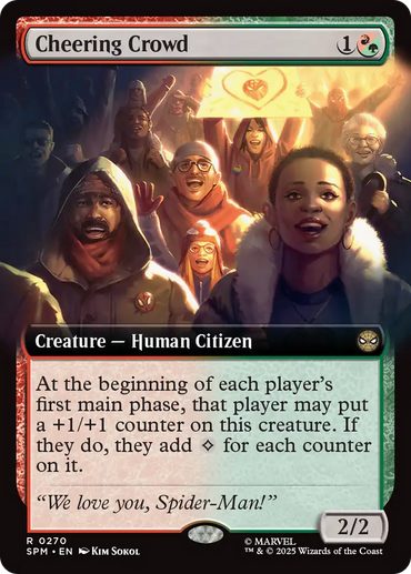 Cheering Crowd (Extended Art) [Marvel's Spider-Man]