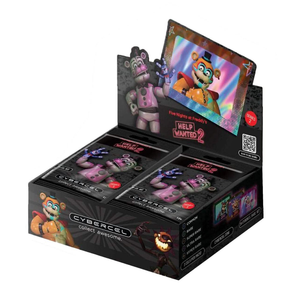 FIVE NIGHTS AT FREDDY'S 2 CYBERCEL TRADING CARDS BOX