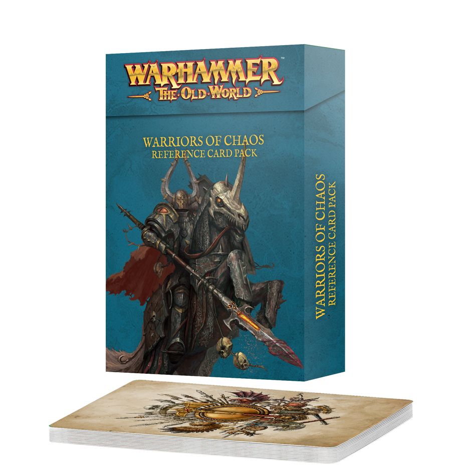 WARHAMMER: THE OLD WORLD WARRIORS OF CHAOS REFERENCE CARD PACK