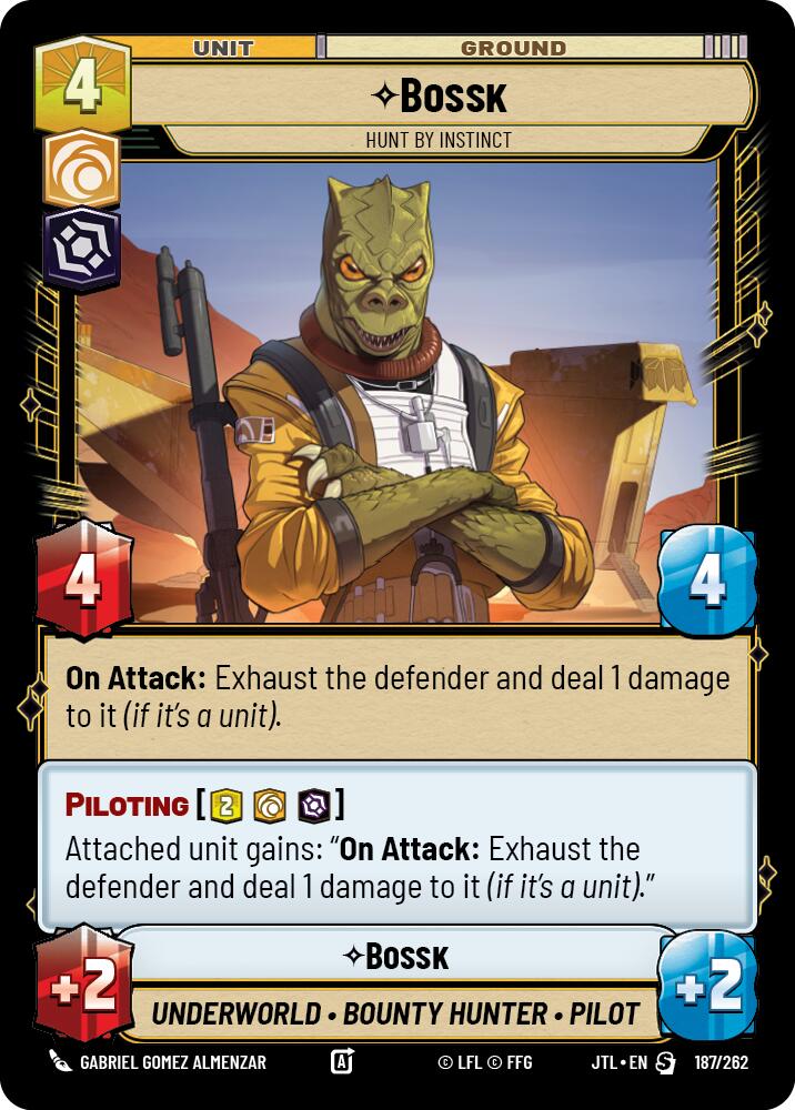 Bossk - Hunt By Instict (187/262) (187/257) [Jump to Lightspeed]