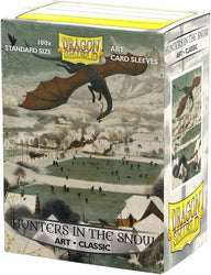DRAGON SHIELD SLEEVES LTD ED ART HUNTERS IN SNOW