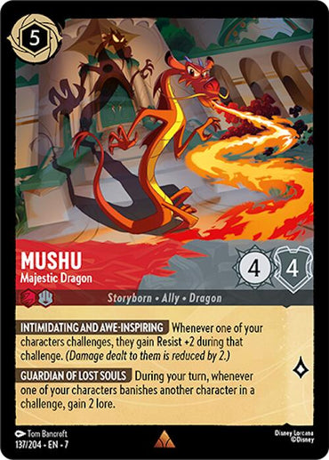 Mushu - Majestic Dragon (137/204) [Archazia's Island]