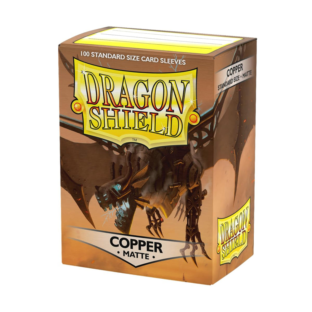 DRAGON SHIELD SLEEVES MATTE COPPER 100CT
