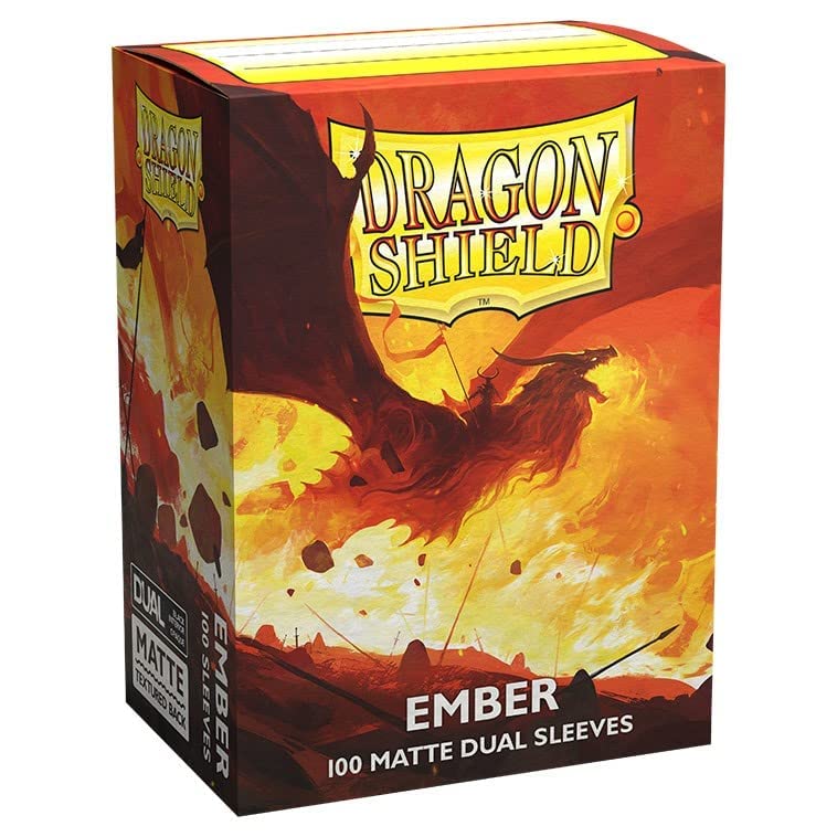 DRAGON SHIELD SLEEVES DUAL MATTE EMBER 100CT