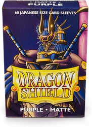 DRAGON SHIELD SLEEVES JAPANESE MATTE PURPLE 60CT