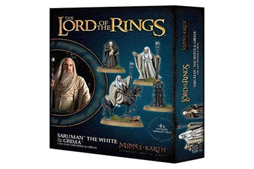 MIDDLE-EARTH STRATEGY BATTLE GAME SARUMAN THE WHITE & GRIMA