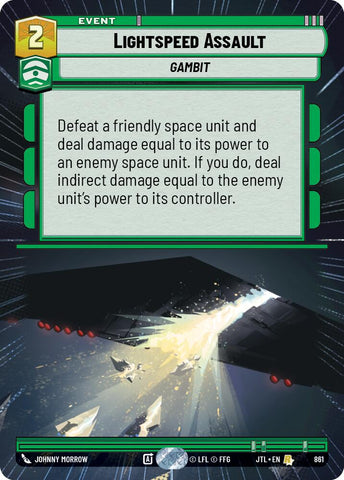 Lightspeed Assault (861) (Hyperspace Foil) (861) [Jump to Lightspeed]