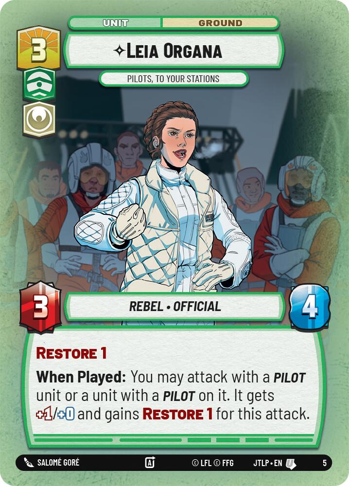Leia Organa - Pilots, To Your Stations (5) [Jump to Lightspeed: Weekly Play]