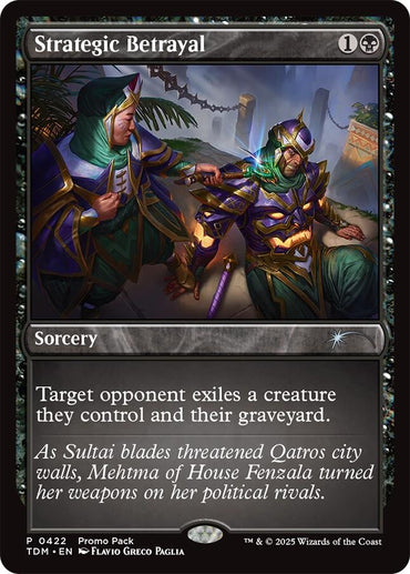 Strategic Betrayal (Promo Pack) [Tarkir: Dragonstorm Promos]