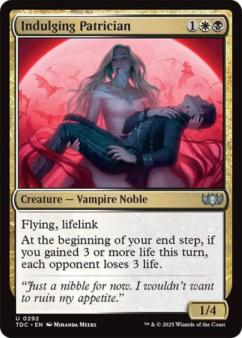 Indulging Patrician [Tarkir: Dragonstorm Commander]