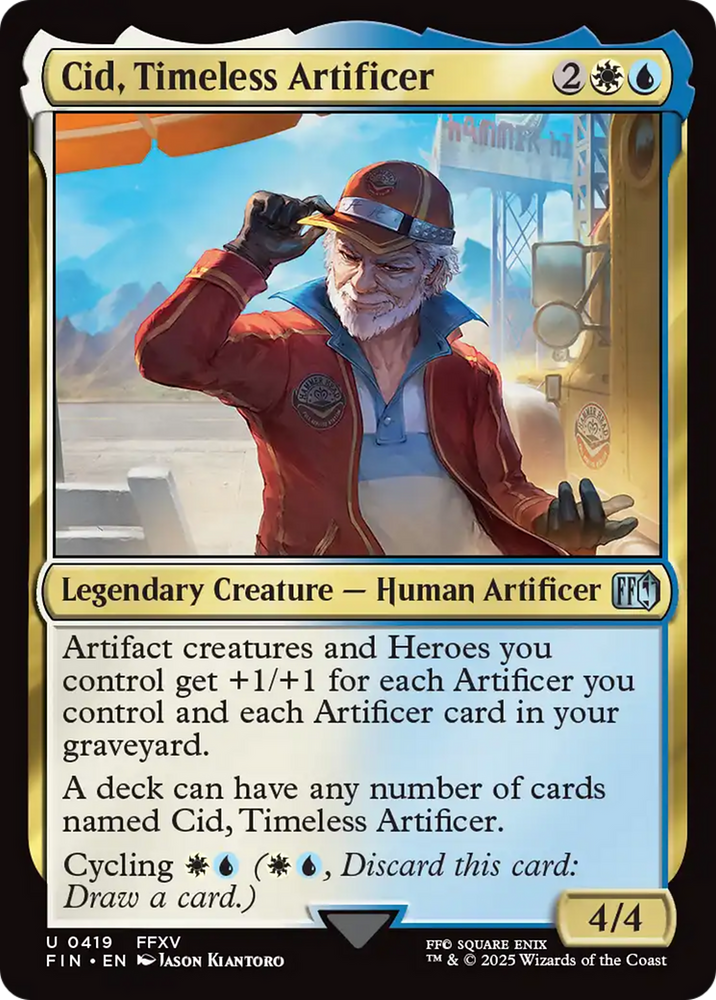 Cid, Timeless Artificer (0419) [FINAL FANTASY]