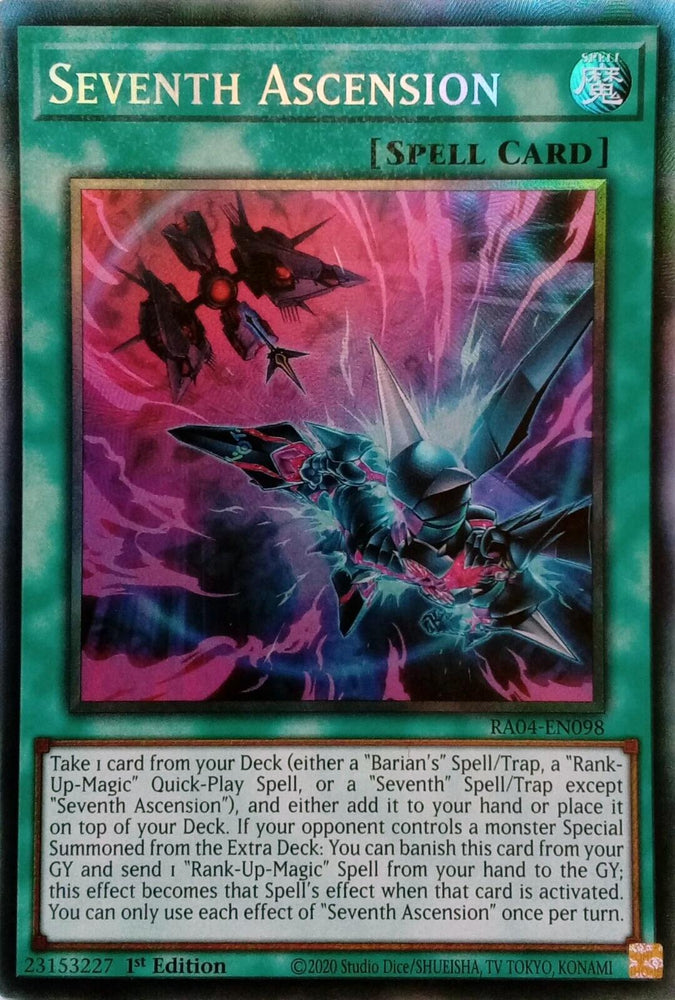 Seventh Ascension [RA04-EN098] Prismatic Collector's Rare