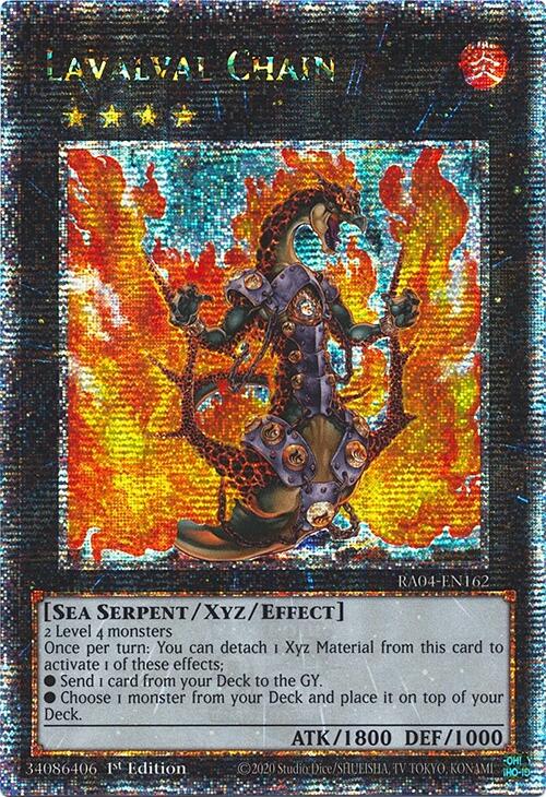 Lavalval Chain [RA04-EN162] Quarter Century Secret Rare