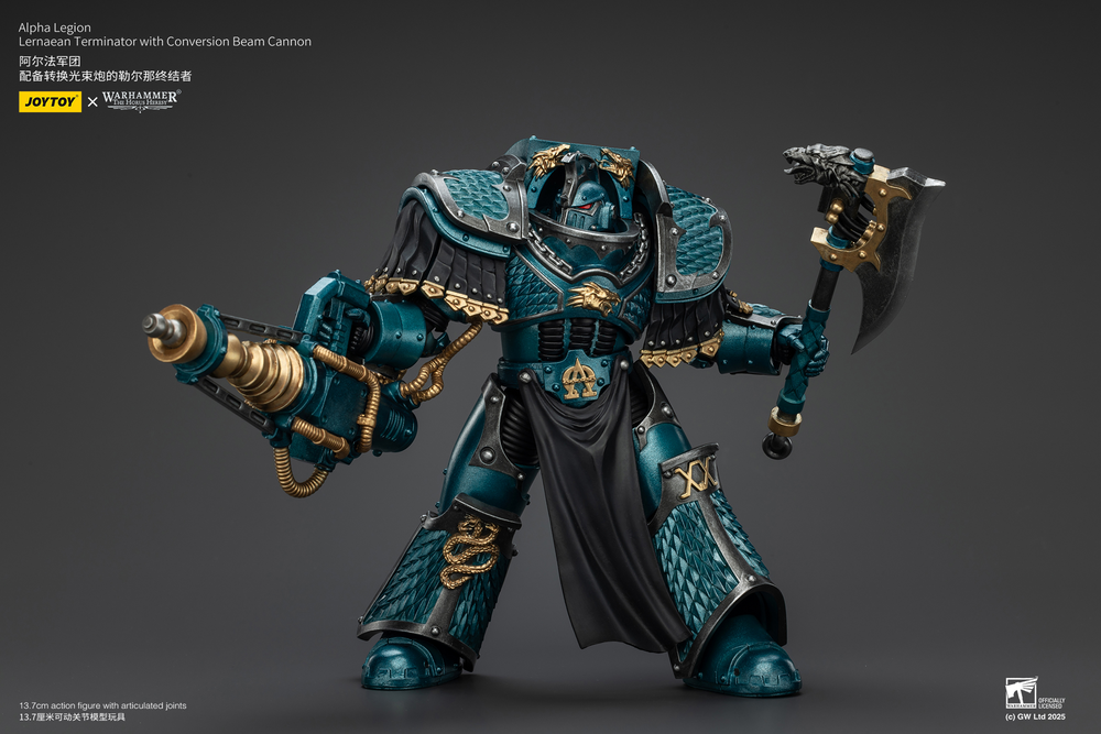 JOYTOY ALPHA LEGION LERNAEAN TERMINATOR WITH CONVERSION BEAM CANNON